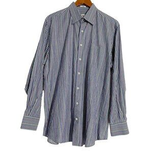 Peter Millar Large Button Down Shirt Collared Long Sleeve